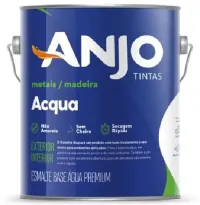 Imagem de ESMALTE BASE AGUA BRANCO BRILHANTE 3,6 LTS - PREMIUM - ANJO